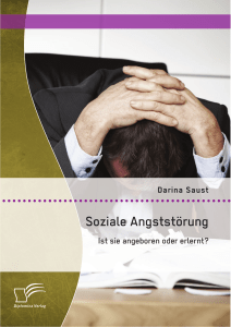 Soziale Angststörung