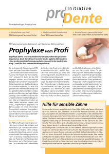 Prophylaxevom Profi - Zahnarztpraxis Dr. med. dent. Thomas Kuntz