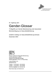 Gender-Glossar