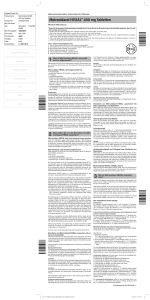 Metronidazol HEXAL® 400 mg Tabletten