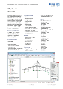 ESK / RS / TRK Stabwerke