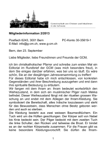 Rundbrief Endfassung - Gemeinschaft von Christen und Muslimen