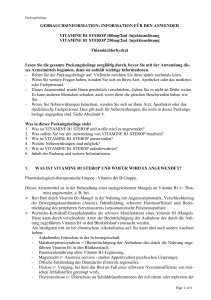 GEBRAUCHSINFORMATION: INFORMATION FÜR DEN
