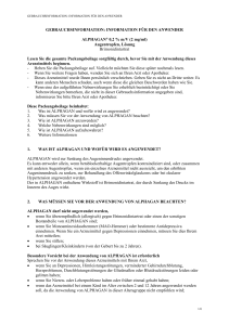 (2 mg/ml) Augentropfen, Lösung Brimonidintartrat Lesen