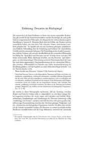 Einleitung: Descartes im Rückspiegel