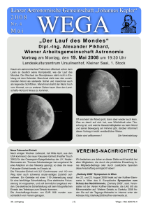 2008 Mai - Linzer Astronomische Gemeinschaft