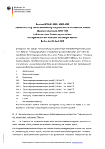 Titel Vorname Name - Biosafety Clearing