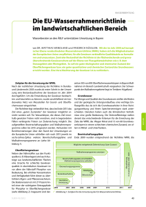 Die EU-Wasserrahmenrichtlinie 164 KB