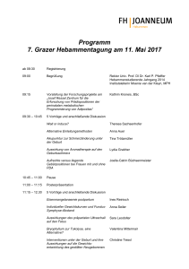 Programm 7. Hebammentagung