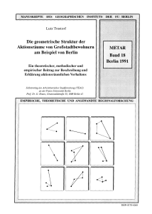 Die geometrische Struktur der Aktionsräume von - diss.fu