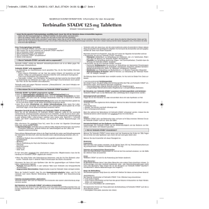 Terbinafin STADA® 125mg Tabletten - medikamente-per