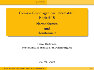 Formale Grundlagen der Informatik 1 Kapitel 15 0.2cm