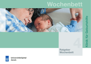 Wochenbett - Klinik für Geburtshilfe