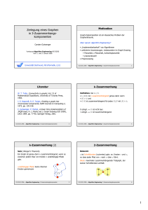 1 Zerlegung eines Graphen in 3-Zusammenhangs