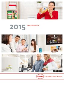 2015Geschäftsbericht Henkel Geschäftsbericht 2015