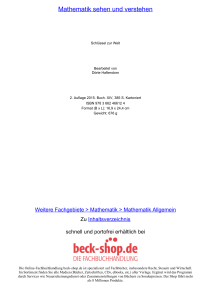 Mathematik sehen und verstehen - ReadingSample - Beck-Shop