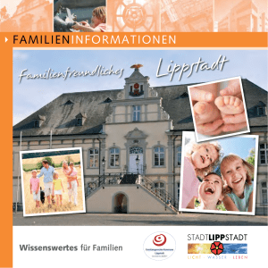 Wissenswertes f&uuml;r Familien