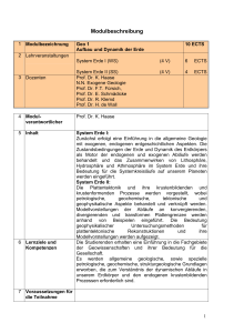 Modulbeschreibung
