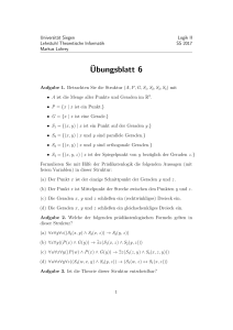 ¨Ubungsblatt 6