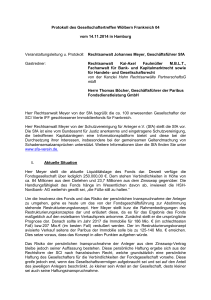 Protokoll 14 11 2014 VAR 1 - SfA - Schutzvereinigung für Anleger eV