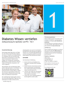 Diabetes Wissen vertiefen - CME