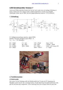 LED Schaltnetzteil Version 7 mit LM3404