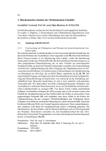 3. Biochemisches Institut der Medizinischen Fakultät