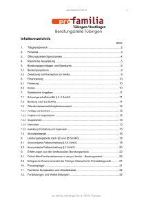 Beratungsstelle T&uuml;bingen - bei pro familia T&uuml;bingen