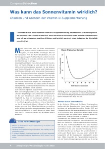 Was kann das Sonnenvitamin wirklich?