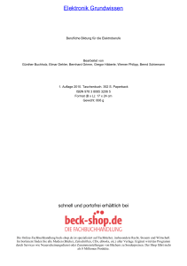 Elektronik Grundwissen - ReadingSample - Beck-Shop