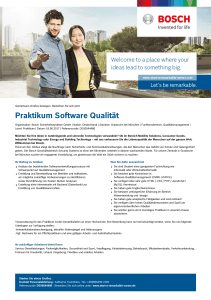 Praktikum Software Qualität