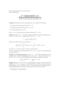 8. Aufgabenblatt - Institut für Mathematik