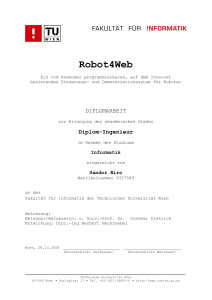 Robot4Web - Publikationsdatenbank der Technischen Universität