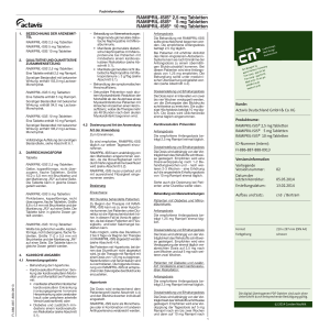 RAMIPRIL-ISIS® 2,5 mg Tabletten RAMIPRIL