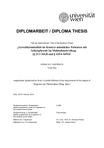 diplomarbeit / diploma thesis - E-Theses
