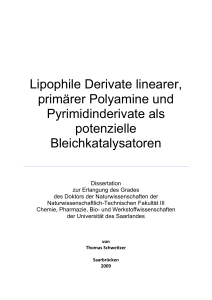 Lipophile Derivate linearer, primärer Polyamine und