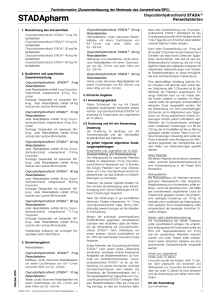 Oxycodonhydrochlorid STADA Retardtabletten