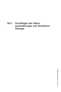 Gerontopsychosomatik und Alterspsychotherapie - Beck-Shop