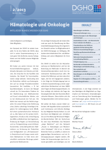 Hämatologie und Onkologie