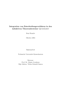 Integration von Entscheidungsverfahren in den