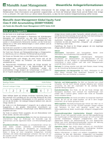 Class R USD Accumulating - Manulife Asset Management