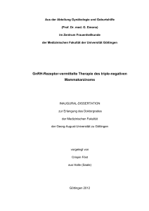 GnRH-Rezeptor-vermittelte Therapie des triple