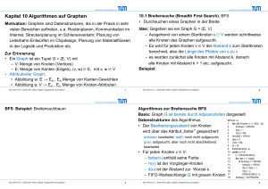 Kapitel 10 Algorithmen auf Graphen