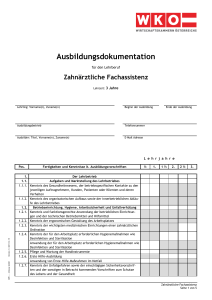 Zahnärztliche Fachassistenz