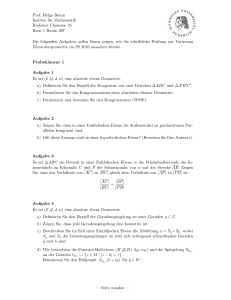 Prof. Helga Baum Institut für Mathematik Rudower Chaussee 25