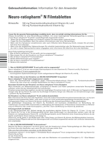 Neuro-ratiopharm® N Filmtabletten