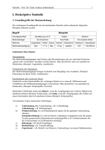 Skript Statistik - Betriebswirtschaft.Info