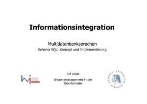 Vorlesung Informaitonsintegration