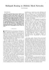 Multipath Routing in (Mobile) Mesh Networks