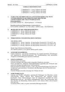 GEBRAUCHSINFORMATION CARPRODYL F 20 mg